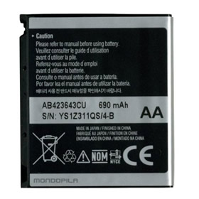 Batterie Smartphone pour Samsung AB423643CU