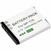Batteries pour Casio EXILIM EX-ZR65PK